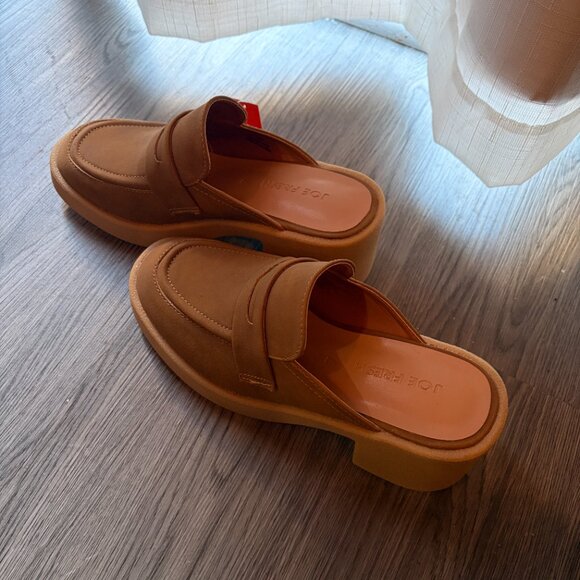 Joe Fresh Brown Chunky Heel Sandals - Picture 2 of 3